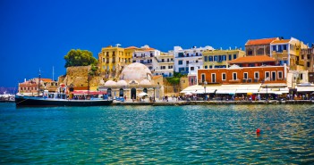 Kreta – En rundreise Harbor and streets of Chania/Crete/Greece