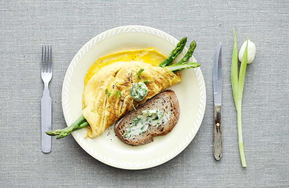 omelett med asparges – kopi