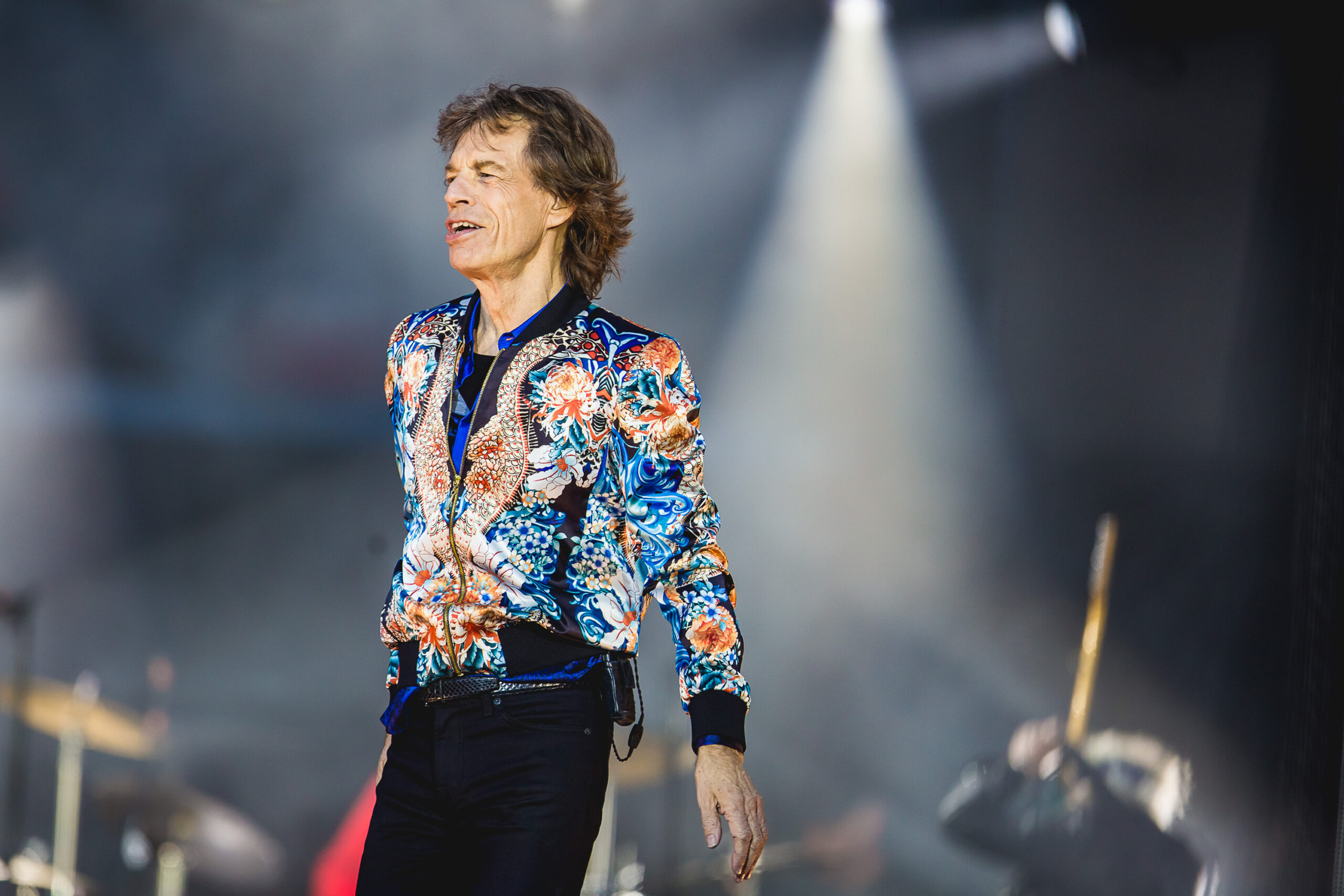 the rolling stones in concert at old trafford, manchester, uk 05 jun 2018