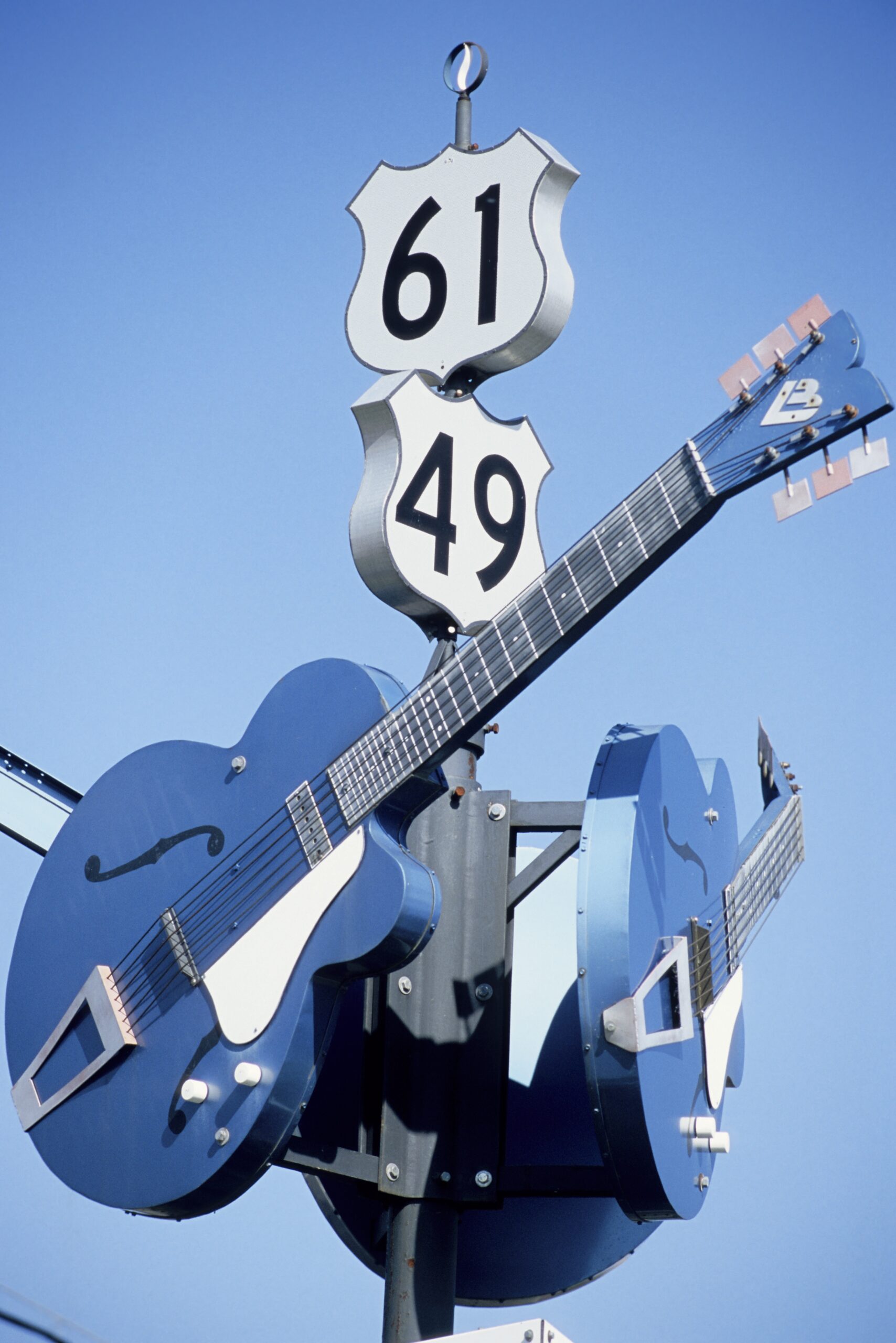 highway 61, the blues highway from lousiana through mississippi to tennessee, america