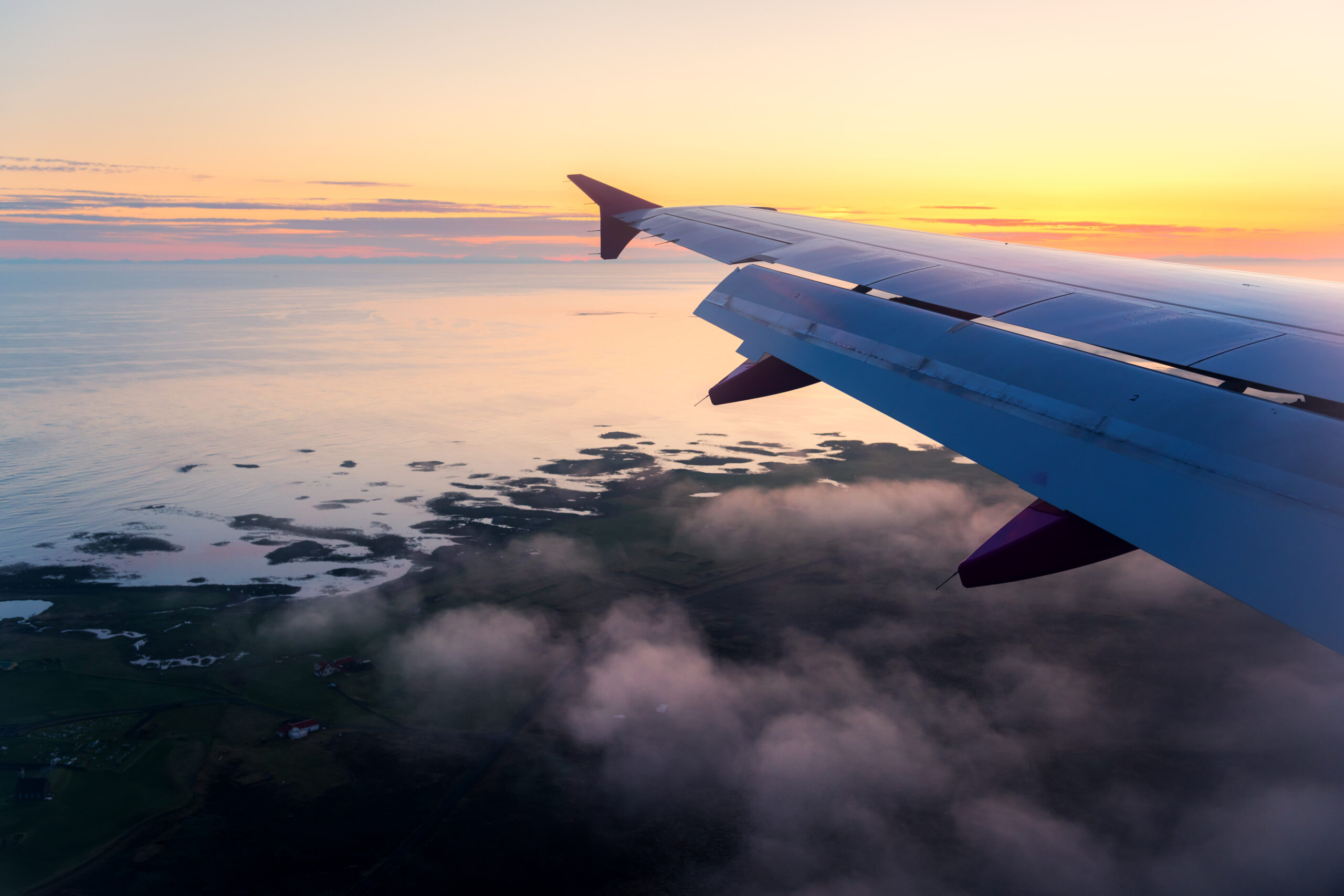 view,on,iceland,through,airplane,window.,landscape,photography