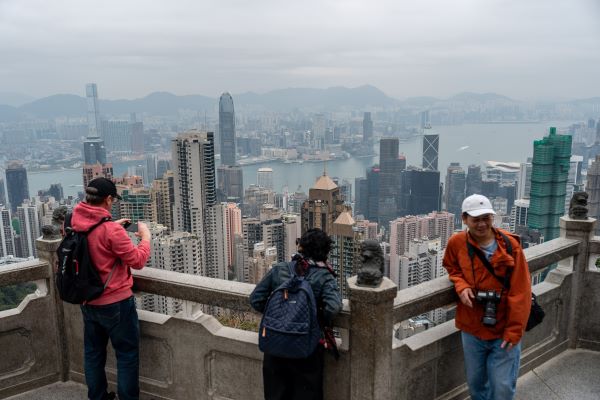 victoria peak i hong kong