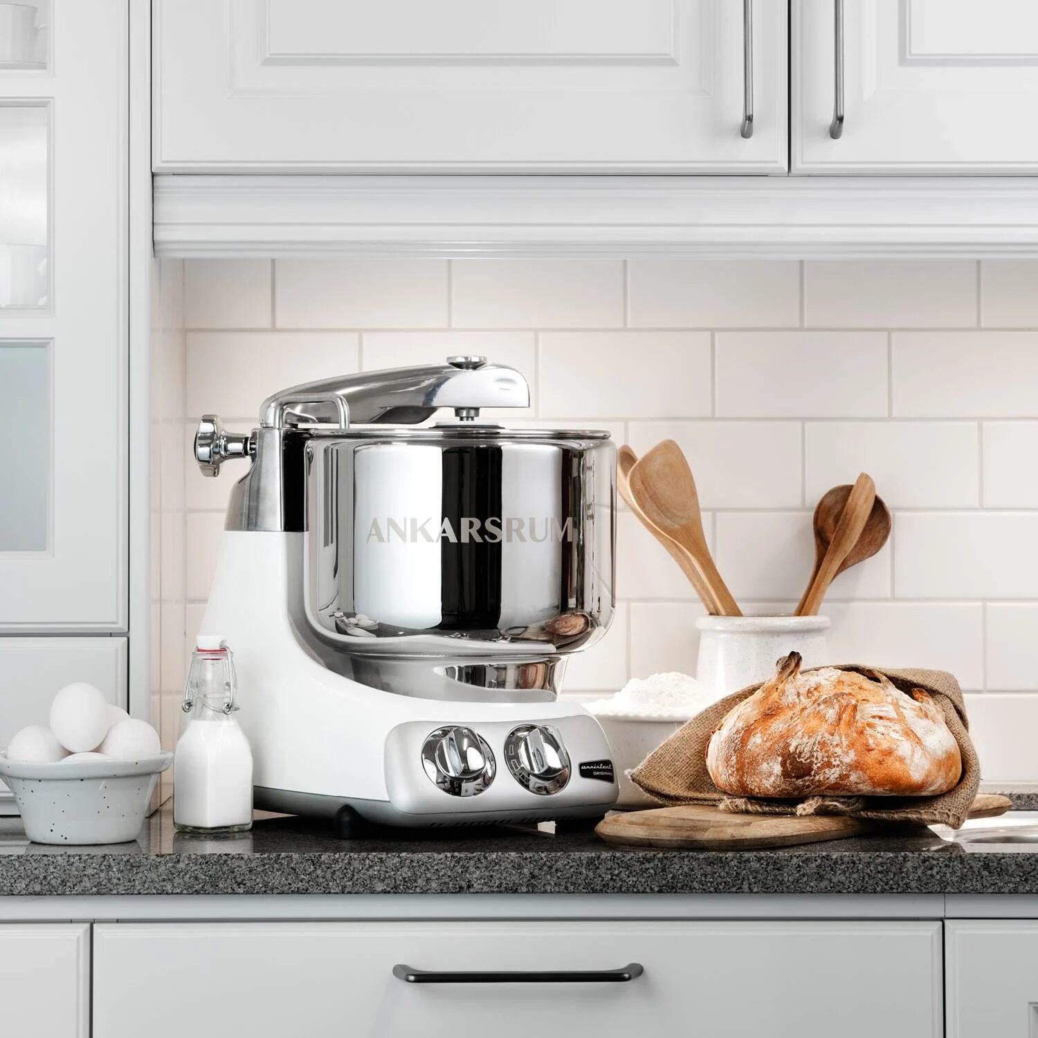 köksapparater köksmaskiner ankarsrum assistent original 6230mw vit 112963