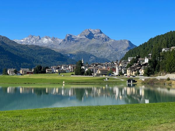 silvaplana see in st moritz