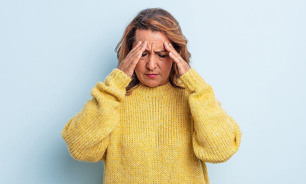 middle,age,woman,looking,stressed,and,frustrated,,working,under,pressure