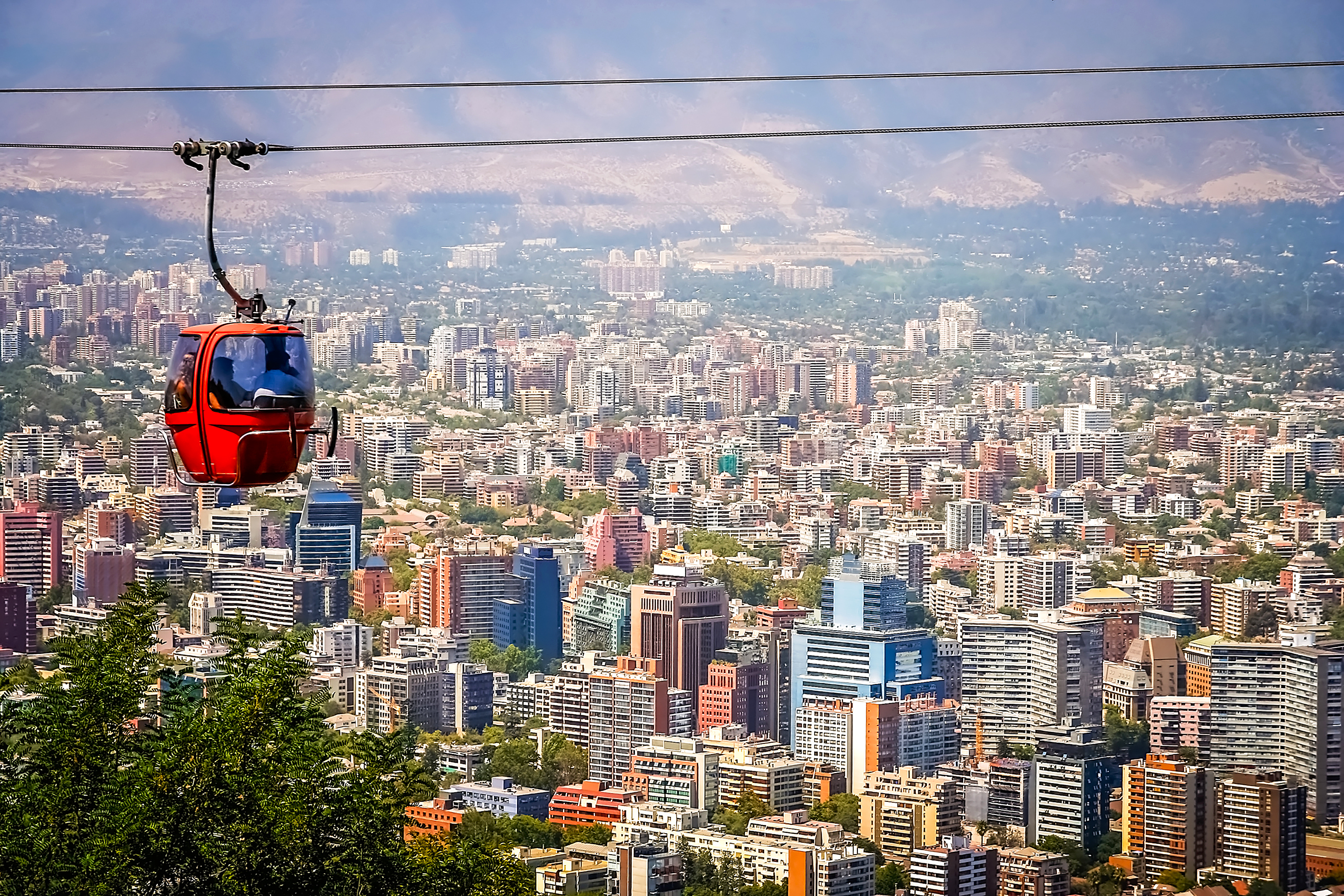 santiago de chile cable car