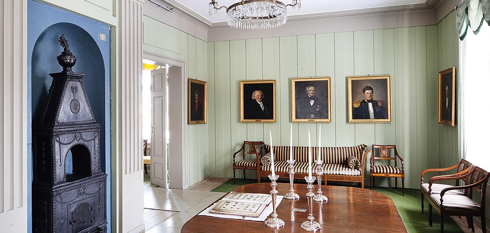 Konstitusjonskomiteens værelse i Eidsvollsbygningen.